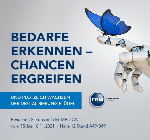 MEDICA in Düsseldorf 15. bis 18. November – Tickets sichern!